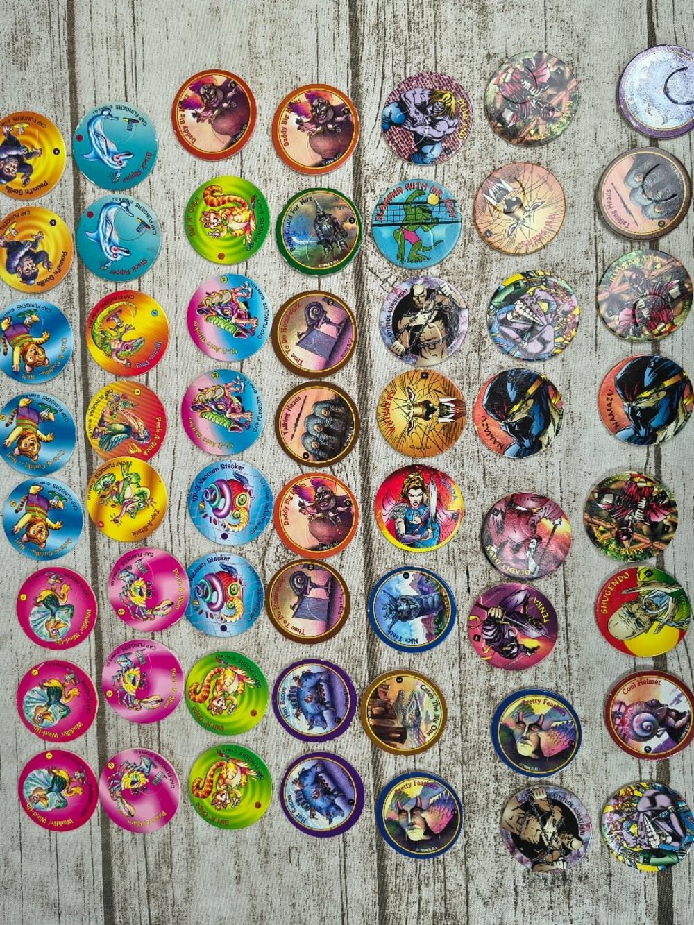 55+ Vintage 1994 SGI Collectible Discs Mixed Lot Cap Flingers & More